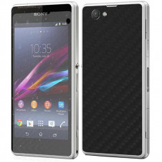 Sony Xperia Z1 Compact folie de protectie carcasa 3M carbon negru (incl. folie display) foto