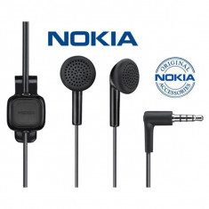 Original Nokia stereo handsfree 3.5mm WH-102 negru (Asha Lumia) foto