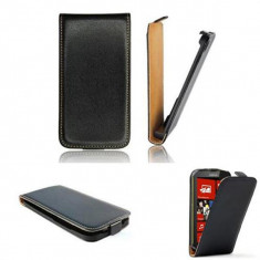 Husa Nokia Lumia 520 flip style slim neagra foto