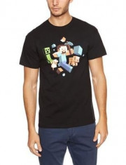 Tricou Minecraft Runaway Marime Xl foto