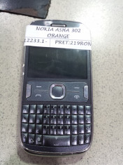 NOKIA ASHA 302, CODAT ORANGE, FARA INCARCATOR (LM1) foto