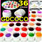 Kit Set 36 Gel Geluri Color Colorate 5ml/8g GD COCO