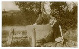 2362 - ETHNIC at the fountain - old postcard - unused