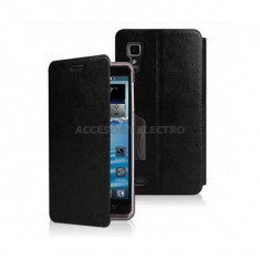 Husa de protectie din piele ecologica, cu stand, tip &amp;quot;slide&amp;quot;, producator MOFI, pentru Lenovo P780 foto