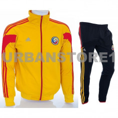 Trening Romania Galben, Trening Adidas Slim Fit, Livrare Gratuita!!! foto