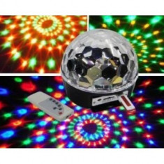 Glob MODEL LASER DISCO LED Lumini CLUB PARTY telecomanda stick foto