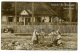2380 - ETHNIC, country life - old postcard, real PHOTO - used - 1912