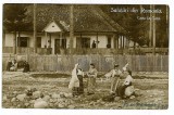 2380 - ETHNIC, country life - old postcard, real PHOTO - used - 1912, Circulata, Fotografie