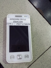 SAMSUNG C6712/ DUALSIM/ FARA INCARCATOR(LM1) foto