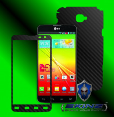 LG Optimus G Pro Lite Dual D686 - Folie Carbon SKINZ kit full body,Protectie totala telefon profesionala,ecran,spate,carcasa,husa tip skin foto