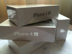 APPLE IPHONE 4S 8GB NEGRU -- NOI, SIGILATE -- ORICE RE?EA, NEBLOCATE, NEVERLOCKED foto