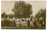 1335 - ETHNIC, Hora, folk dance - old postcard, real PHOTO - used, Circulata, Fotografie