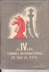 S. Samarian -Al IV Turneu de sah al RPR- carte sah foto