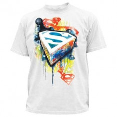 Tricou Superman Graffiti Colours Marime Xl foto
