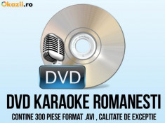 DVD KARAOKE ROMANESTI 300 PIESE foto