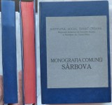 Cumpara ieftin Instit. Social Banat - Crisana , Monografia comunei Sarbova , Timisoara , 1939, Alta editura