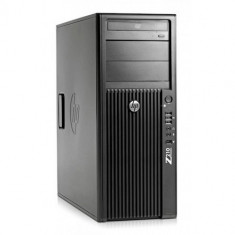 PC Gaming and CAD HP Z210 Tower, CPU Xeon Quad Core E3-1270 3.4 GHz, 8 GB DDR3, Hard disk 250 GB SATA, DVD, Placa video nVidia Quadro FX 1800, Win7 foto