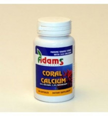 Calciu Coral 500mg 1+1 gratis Adams Vision foto