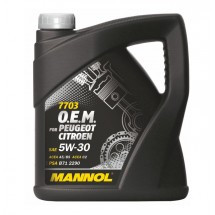 MANNOL O.E.M. Peugeot Citroen SAE 5W-30, 4L foto