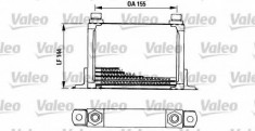 Radiator ulei, ulei motor LANCIA DELTA Mk II 2.0 16V Turbo - VALEO 816666 foto