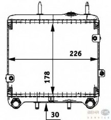 Radiator ulei, ulei motor MERCEDES-BENZ S-CLASS limuzina S 300 Turbo-D - BEHR HELLA SERVICE 8MO 376 725-271 foto