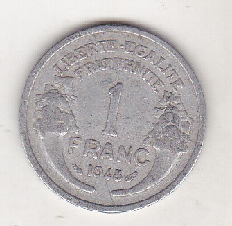 bnk mnd Franta 1 franc 1948