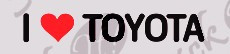 I love Toyota_Sticker Auto_Tuning_CSTA-295-Dimensiune: 15 cm. X 2.4 cm. - Orice culoare, Orice dimensiune foto