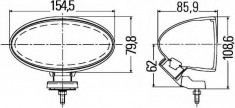 Proiector ceata - HELLA 1NA 007 891-001 foto