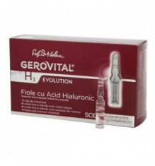 Fiole cu acid hialuronic 2ml x 10 fiole H3 Evolution Gerovital foto