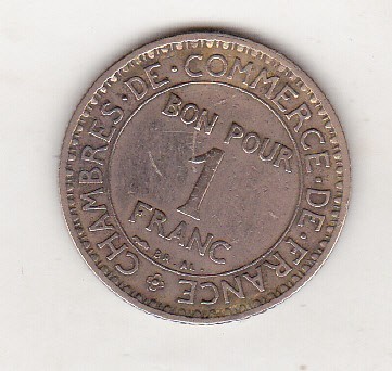 bnk mnd Franta 1 franc 1921