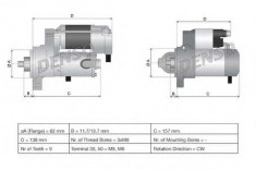 starter FIAT 127 0.9 - DENSO DSN585 foto