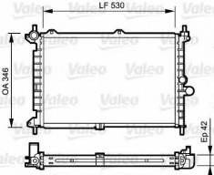 Radiator, racire motor OPEL ASTRA F hatchback 1.7 TDS - VALEO 734242 foto