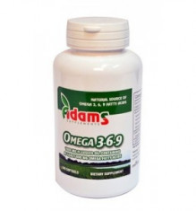 Omega 3-6-9 - Ulei din seminte de in 2+1 gratis Adams Vision foto