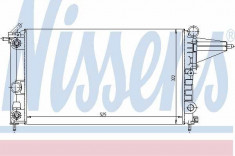 Radiator, racire motor OPEL VECTRA A hatchback 1.6 i - NISSENS 63225 foto