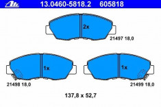 placute frana HONDA ACCORD Mk IV 2.0 16V - ATE 13.0460-5818.2 foto