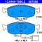 placute frana FORD MONDEO 1.8 TD - ATE 13.0460-7056.2