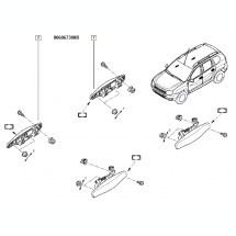 MANER USA DREAPTA FATA SPATE DACIA DUSTER SANDERO foto