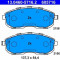 placute frana SUZUKI SX4 limuzina 1.6 - ATE 13.0460-5716.2