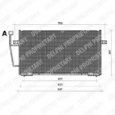 Condensator, climatizare VOLVO S40 I limuzina 1.8 - DELPHI TSP0225204 foto