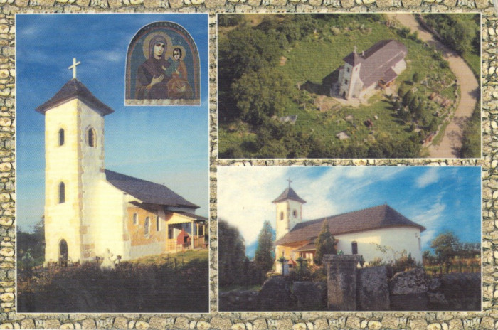 Carte postala CP HD046 Biserica Ostrov - necirculata