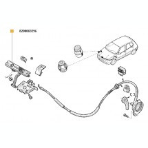 INCUIETOARE CAPOTA RENAULT SYMBOL DUPA 06 2001-VARIANTA CU CUI PE CAPOTA foto