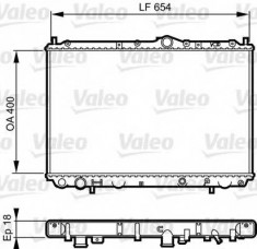 Radiator, racire motor VOLVO S40 I limuzina 1.8 i - VALEO 732524 foto