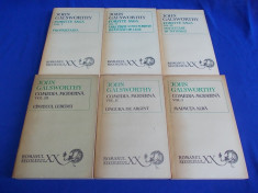 JOHN GALSWORTHY - FORSYTE SAGA ( 3 VOL) + COMEDIA MODERNA ( 3 VOL ) - 1969/1971 foto