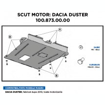 SCUT MOTOR METALIC DACIA DUSTER foto