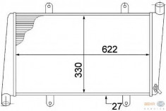 Radiator, racire motor VOLVO S40 I limuzina 1.9 T4 - HELLA 8MK 376 774-181 foto