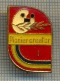 1746 INSIGNA - PIONIER CREATOR -clasa I-a - starea care se vede