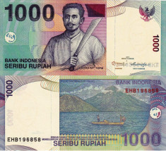 INDONEZIA 1.000 rupiah 2013 UNC!!! foto