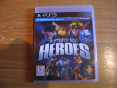 JOC PS3 PLAYSTATION MOVE HEROES ORIGINAL / MOVE only / STOC REAL in Bucuresti / by DARK WADDER foto