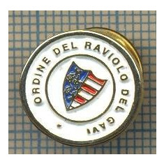 1749 INSIGNA - ORDINE DEL RAVIOLO DEL GAVI - ORDIN CAVALERESC GASTRONOMIC - ITALIA - IN GENUL CELOR MASONICE? - starea care se vede