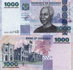 TANZANIA 1.000 shillings 2006 UNC!!! foto